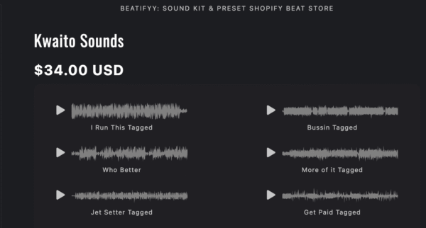 Sound Kit Wave Stem Player Liquid